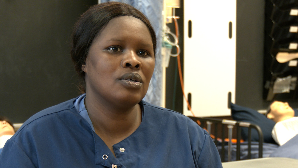 Adult LPN student Rebecca Chol