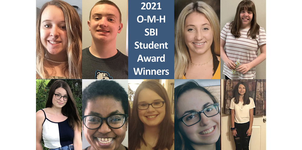 Collage of SBI student award winners