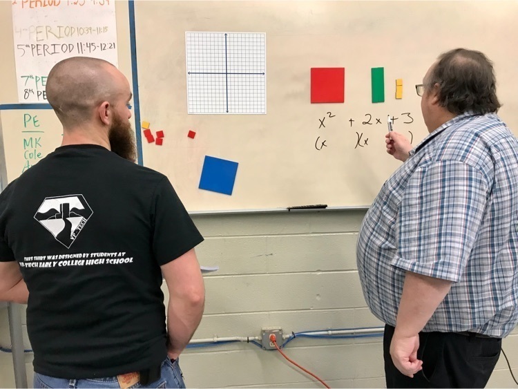 Two teachers at Math Manipulatives
