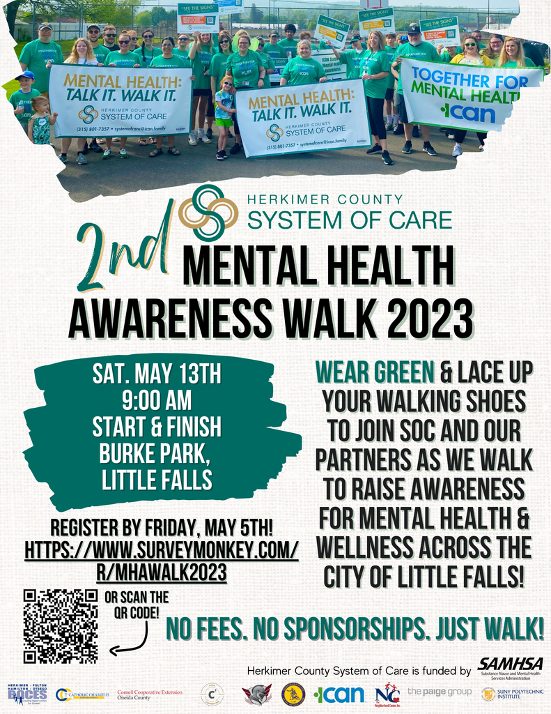 Mental Health Awareness Walk poster