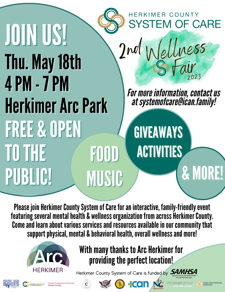 System of Care Wellness Fair poster