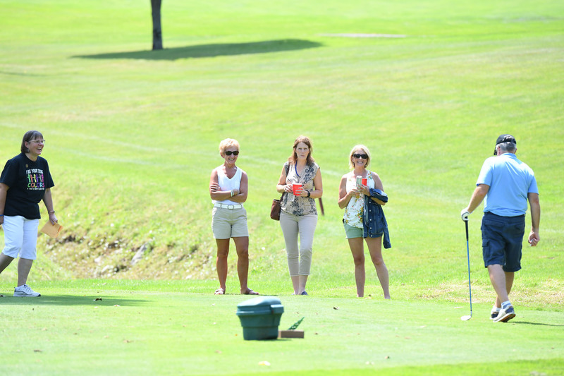 Participants on the golf course