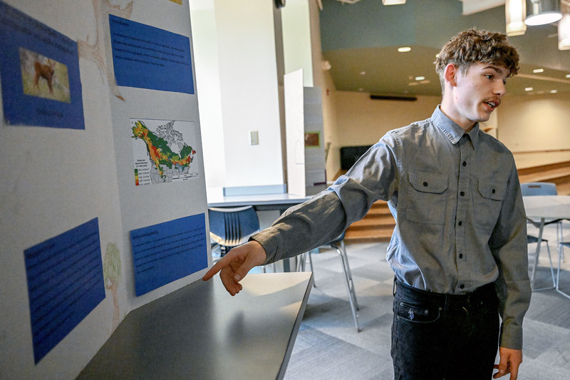 Herkimer BOCES student discusses Conservation project