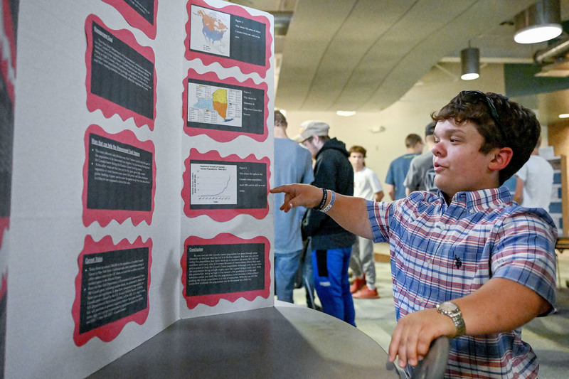 Herkimer BOCES student discusses Conservation project