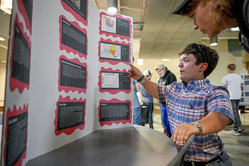 Herkimer BOCES student discusses Conservation project