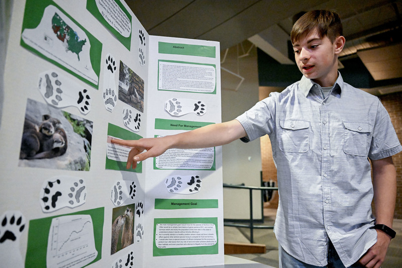 Herkimer BOCES student discusses Conservation project
