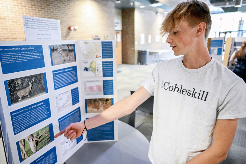 Herkimer BOCES student discusses Conservation project