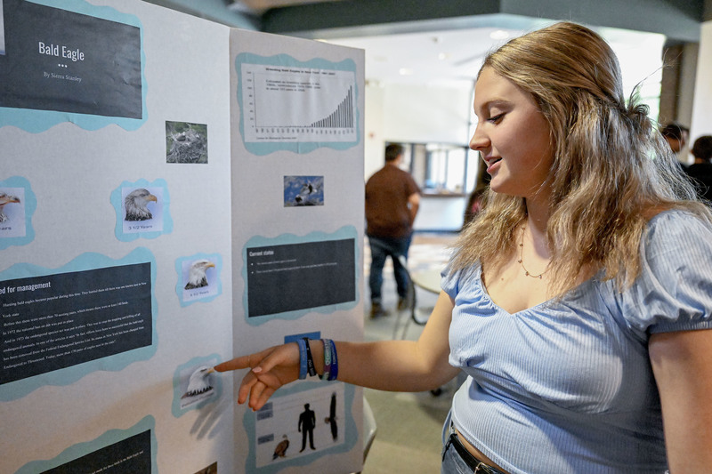 Herkimer BOCES student discusses Conservation project