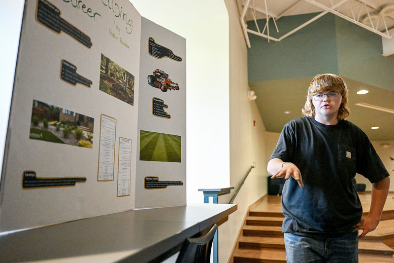 Herkimer BOCES student discusses Conservation project