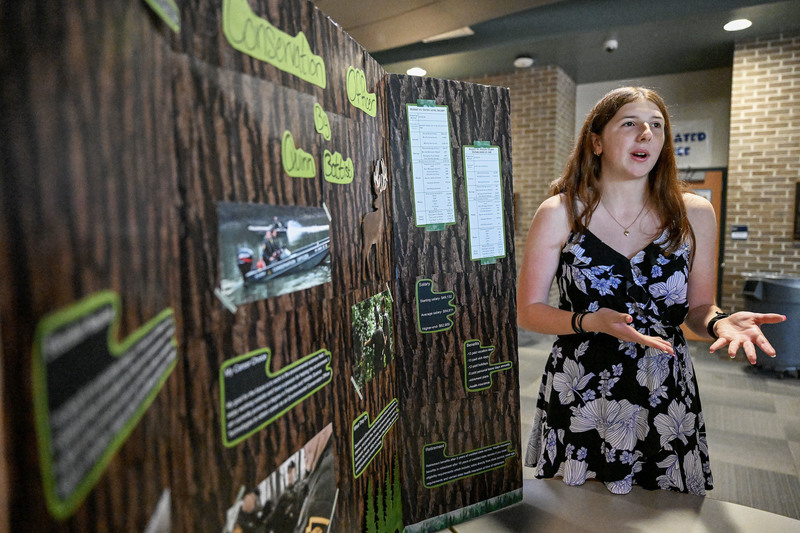 Herkimer BOCES student discusses Conservation project