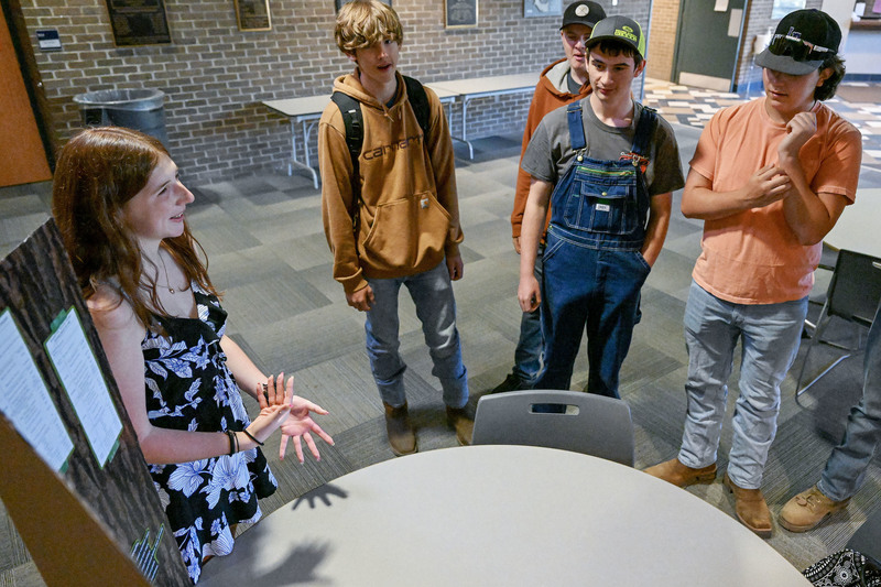 Herkimer BOCES student discusses Conservation project