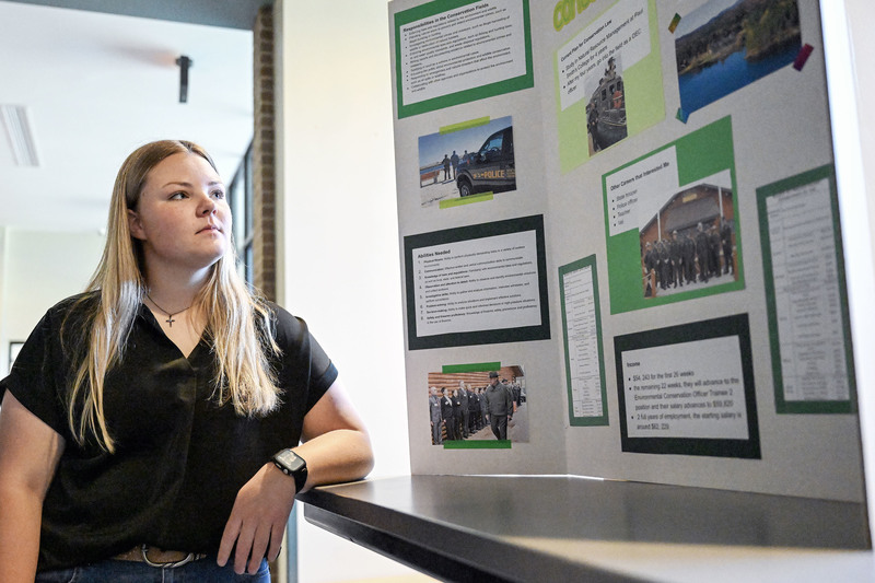 Herkimer BOCES student discusses Conservation project