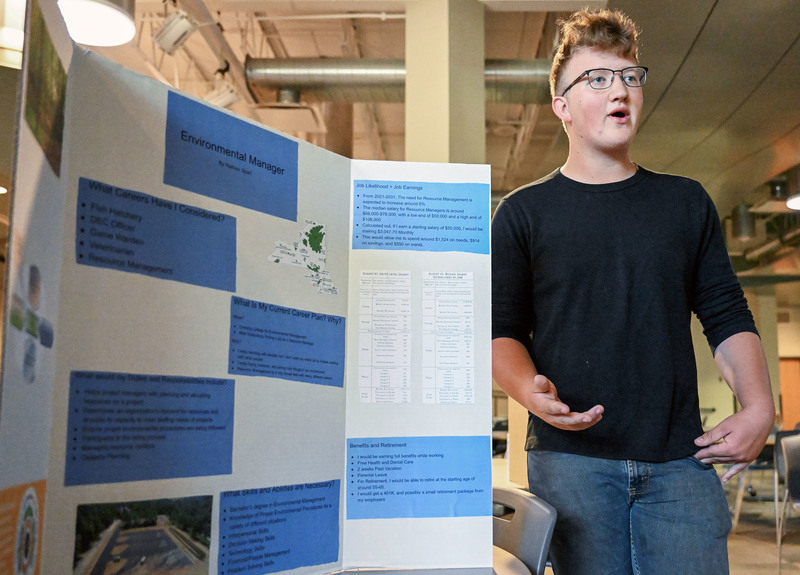 Herkimer BOCES student discusses Conservation project