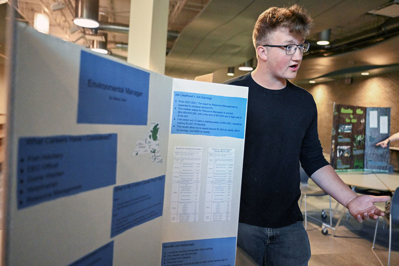 Herkimer BOCES student discusses Conservation project