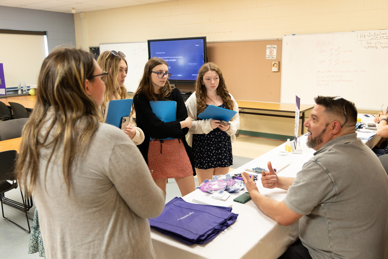 Attendees at the LPN Career Fair