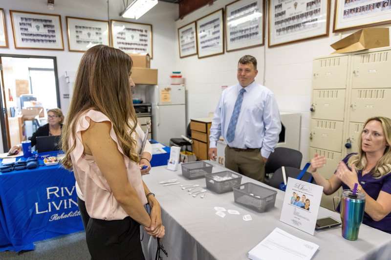 Attendees at the LPN Career Fair